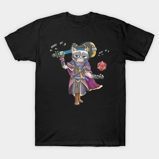 DND Bard T-Shirt by Bingeprints